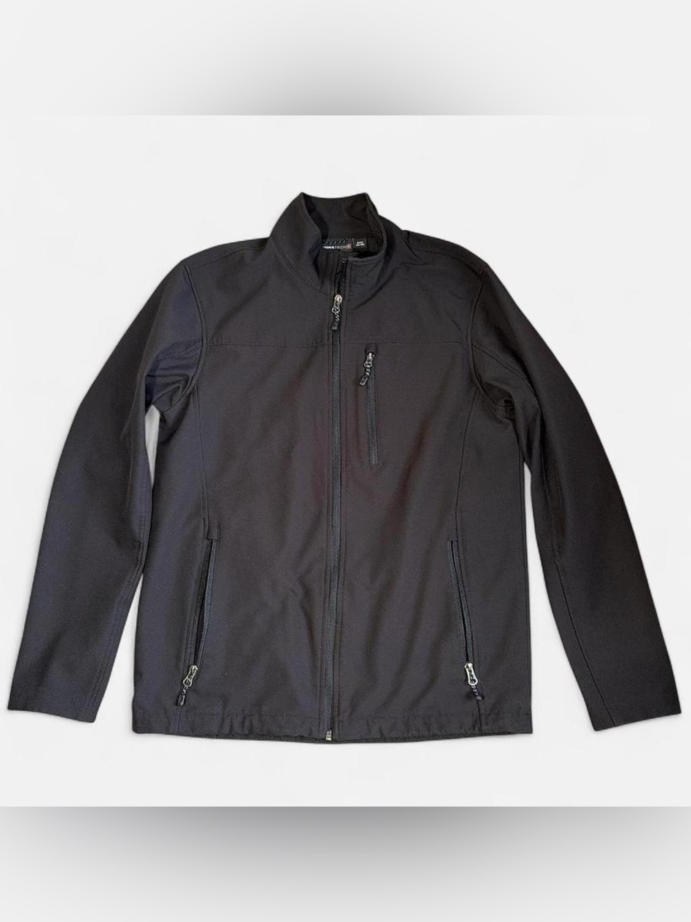 Swiss Tech Men's Black Lightweight Softshell Jacket